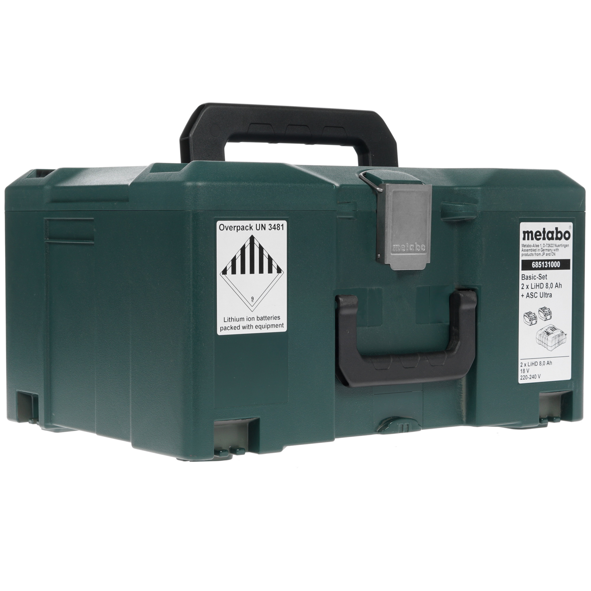 Набор аккумуляторов с зарядным устройством Metabo Basic-Set 685131000 CAS 18V 8121213 STDN-0094405 - Вид №6