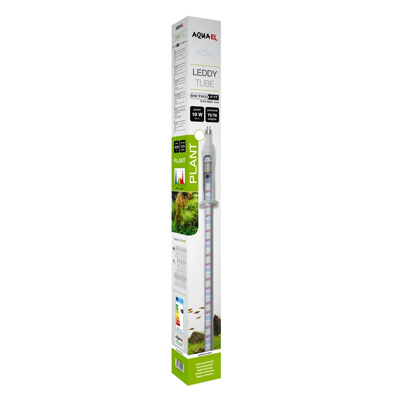 ПР0045117 Модуль светодиодный для аквариума LEDDY TUBE RETRO FIT Plant 10W (8000 K, 650 лм / T8 18W, T5 24W) AQUAEL 