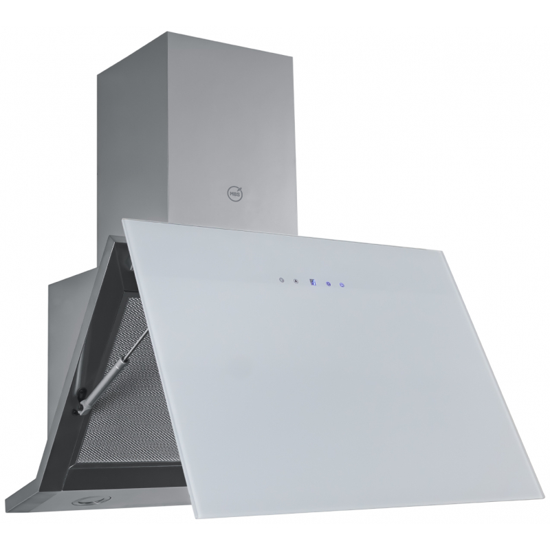 8189823 Вытяжка наклонная MBS ABELIA 160 GLASS белый/белый STDN-0015297 - Вид №2