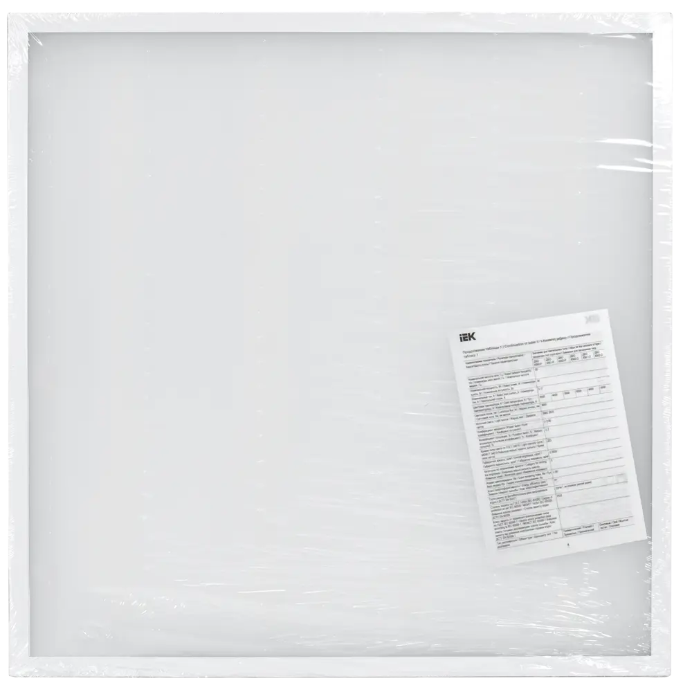 Панель светодиодная Iek 36 Вт 595x595 мм 4000 К IP20 STLM-2092865 - Вид №1