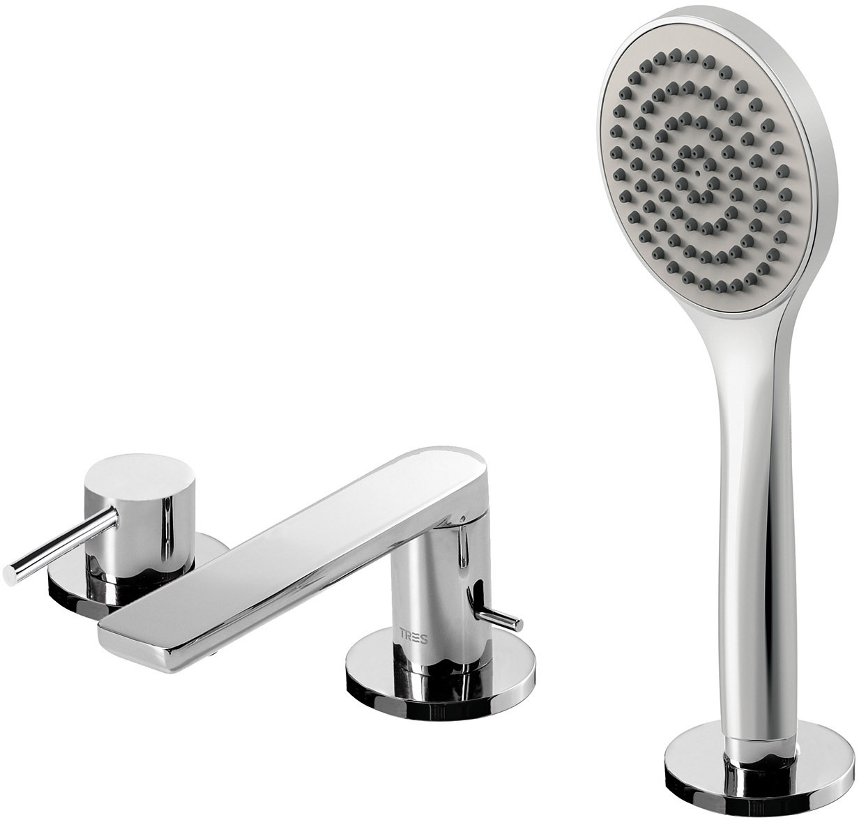 Смеситель для ванны LEX-ALP с одной ручкой-20316102 TRES