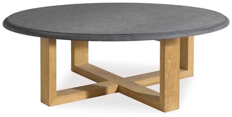 MANUTTI Низкий круглый садовый столик из тика Siena sun-id-1483306 - Вид №3