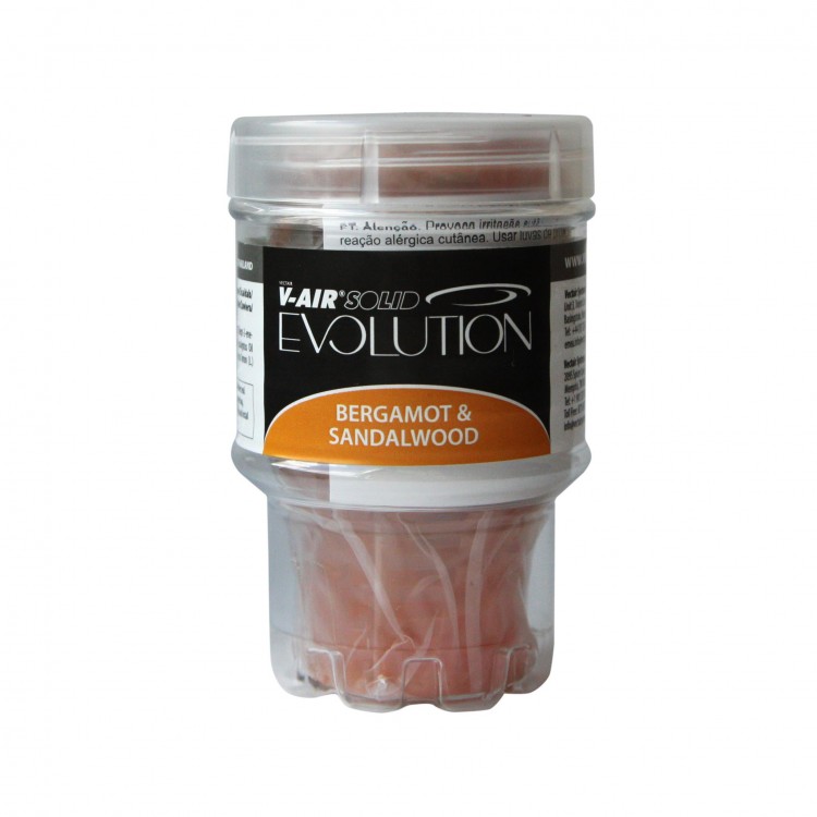 V-AIR SOLID EVO BERGAMOT VECTAIR SYSTEMS Автоматический ароматизатор воздуха V-AIR SOLID EVOLUTION - Бергамот и Сандаловое дерево Оранжевый 