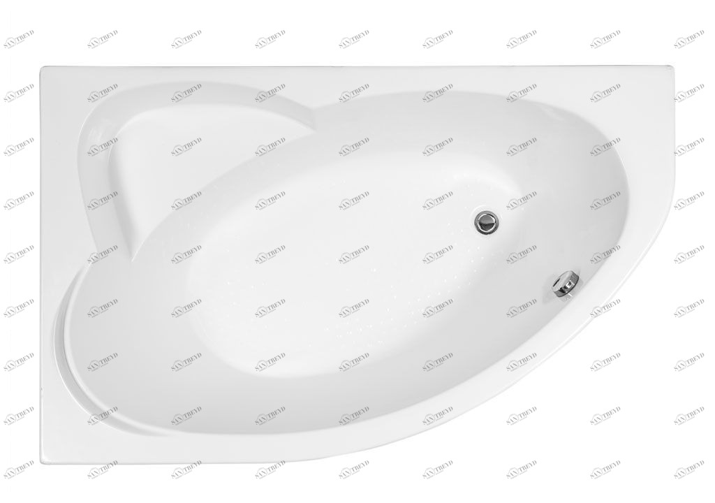 Акриловая ванна Aquanet Sarezo 160x100 L 00204035
