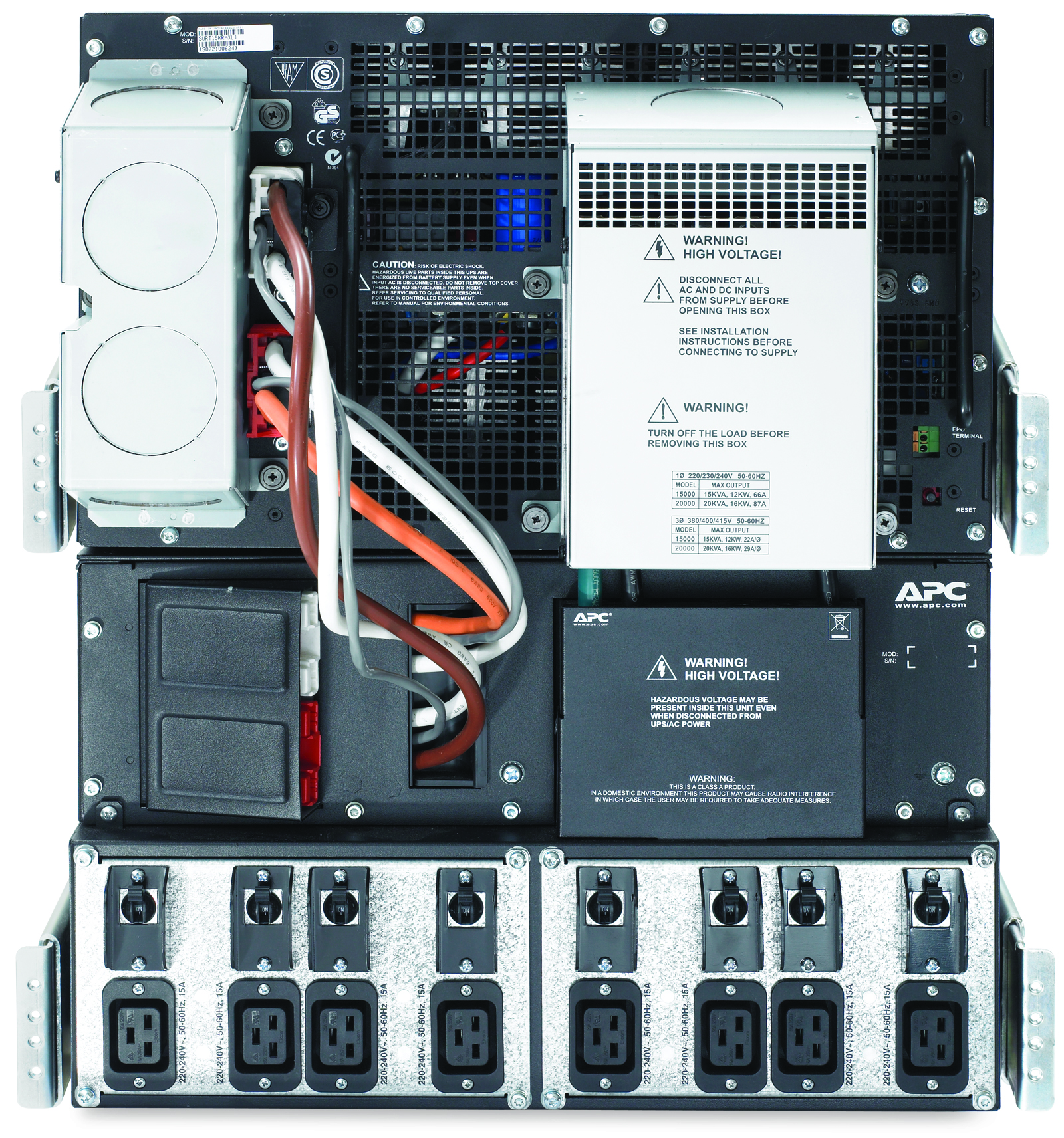 SURT20KRMXLI smart-ups rt 20kva rm 230v APC Santreyd  - Вид №3