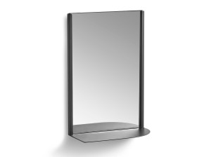 Металлическое зеркало с полкой