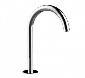 8436  Излив смесителя для раковины вылет 18,3 см ограничитель потока воды до 5 л/мин при 3 бар впуск 1/2'' Fantini Rubinetti NOSTROMO Матовая нержавеющая сталь AISI 316