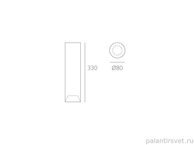 Artemide TAGORA 80 M244640 архитектурное освещение 104649 - Вид №2