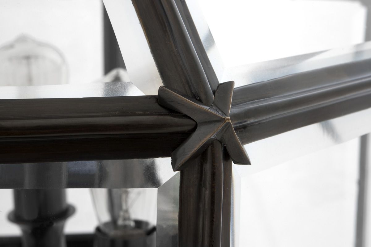 Фонарь Owen L от Eichholtz темная бронза 109204 EICHHOLTZ ДИЗАЙНЕРСКИЕ, EICHHOLTZ 060608 Прозрачный  - Вид №4