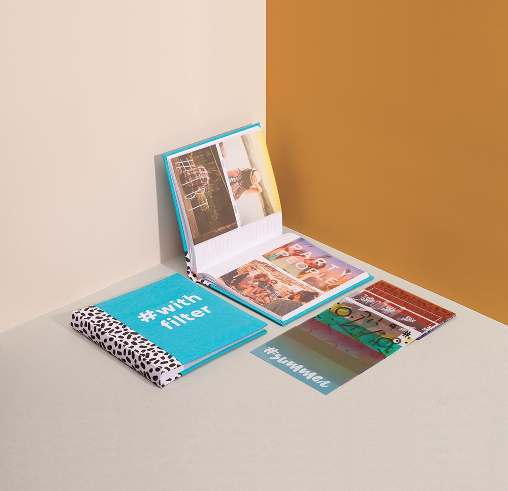 DYPHOTABL Фотоальбом с фильтрами голубой Doiy  - Вид №2