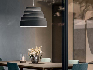 Ткань подвесной светильник