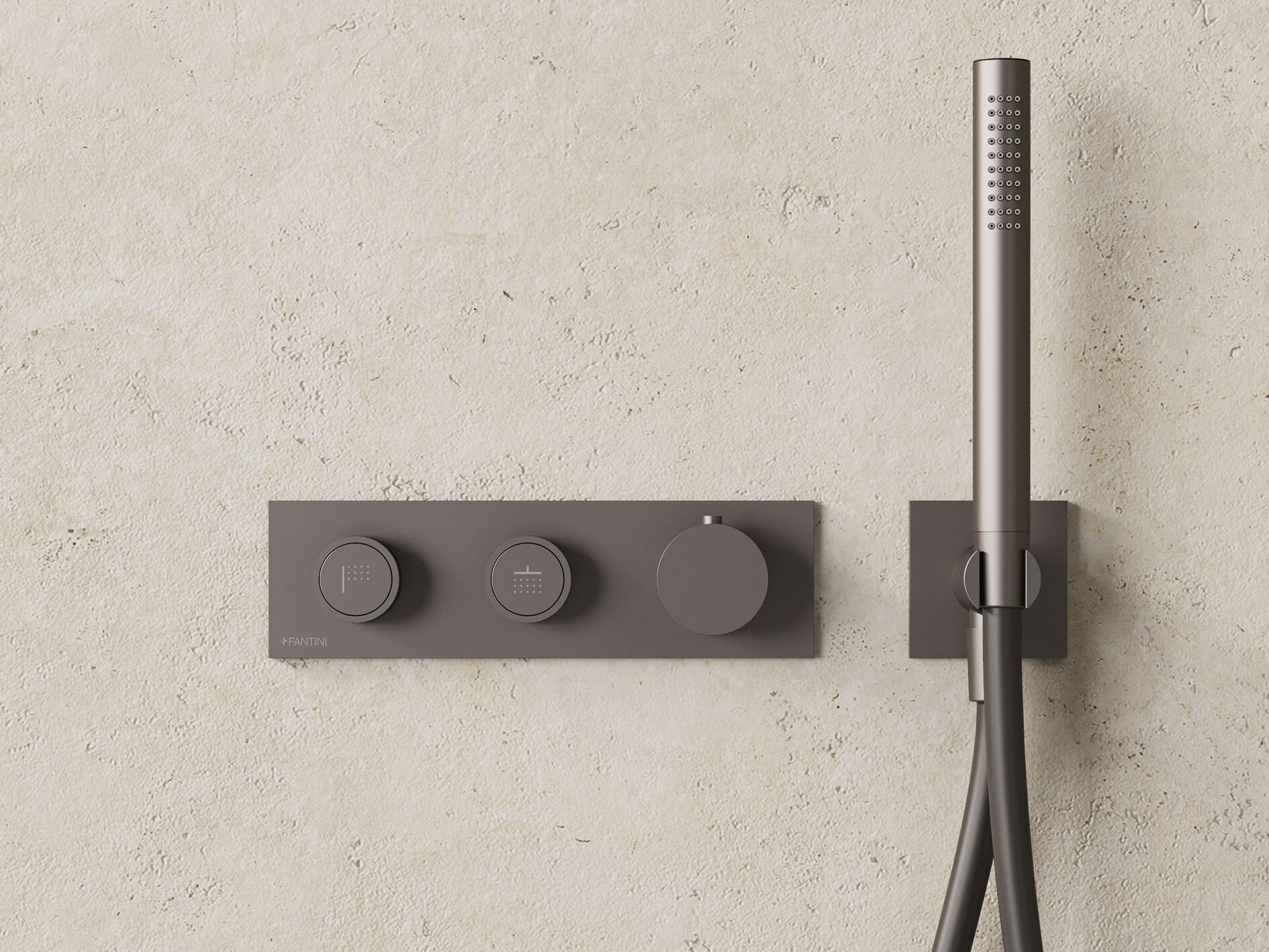 Смеситель для душа с 4 отверстиями и ручным душем Fantini Rubinetti вода сущность ARCH-00142295