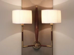 OFFICINACIANI Настенный светильник из металла непрямого света в современном стиле с фиксированным кронштейном Ammos Hl1006wa-2