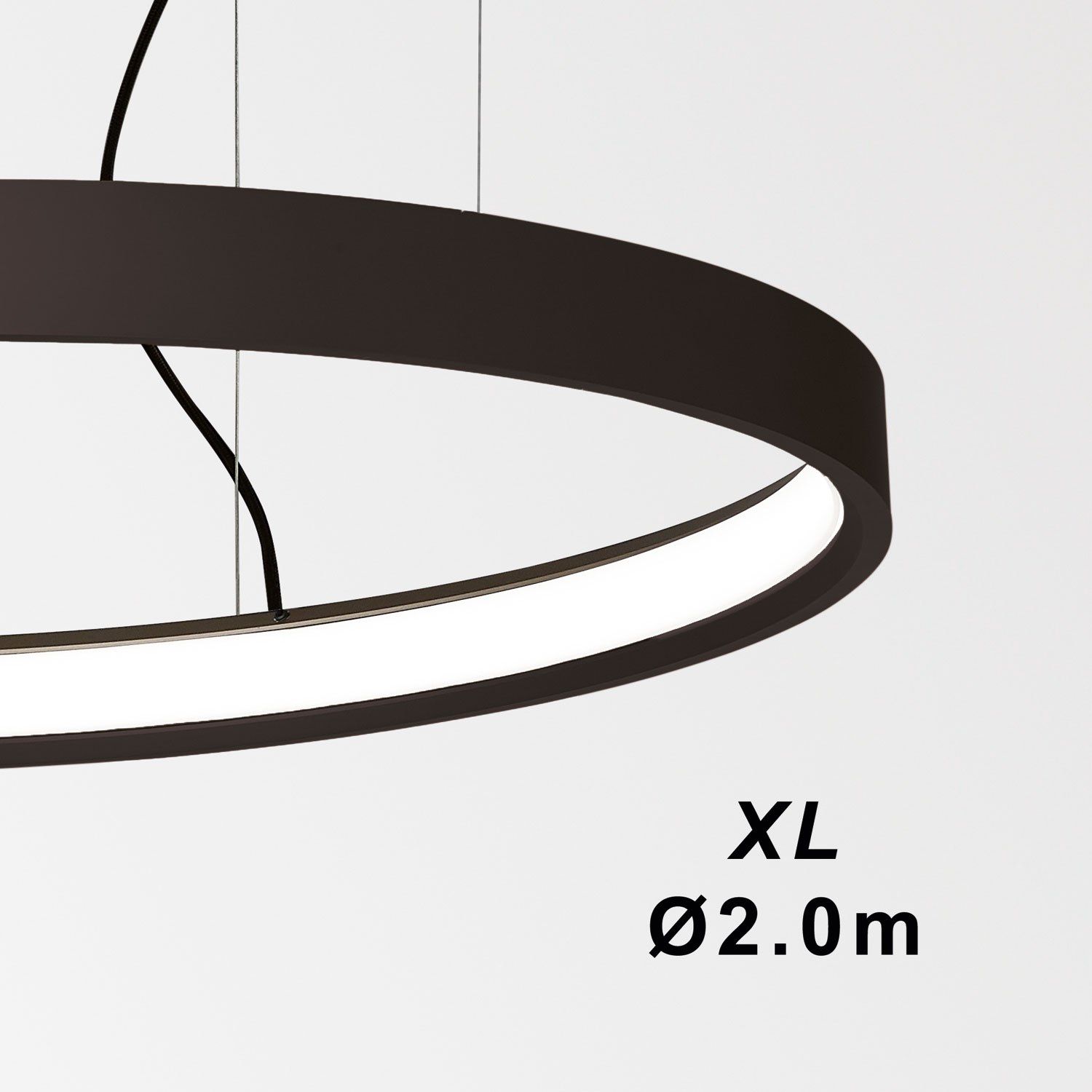 Металлический светодиодный подвесной светильник Deltalight Superloop ARCH-00090271 - Вид №10