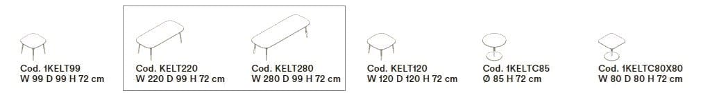 Деревянный прямоугольный стол Tacchini Келли ARCH-00107153 - Вид №4