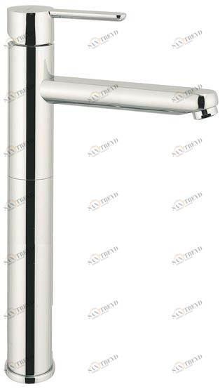 Rubinetterie Mariani Смеситель для раковины, однорычажный, сливной Noir 399-no