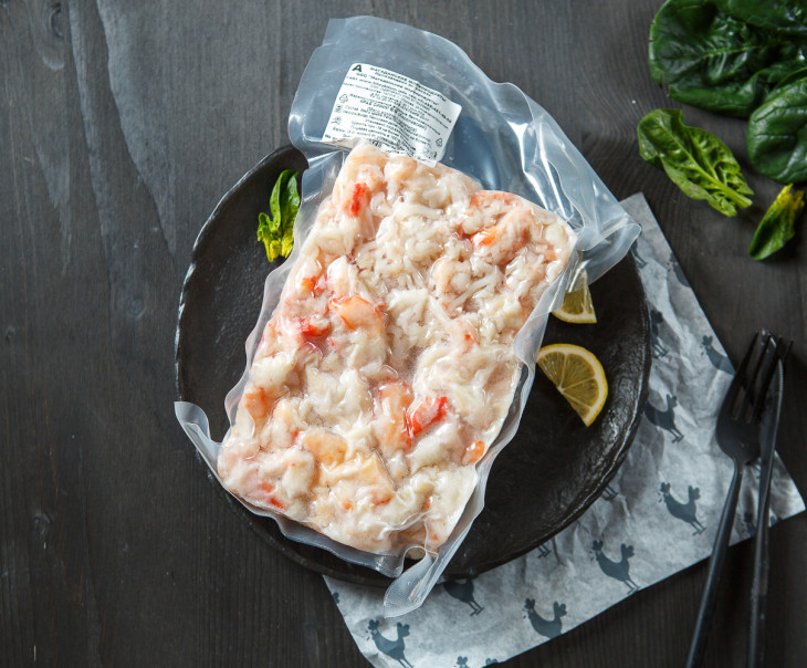 8642 Мясо краба Камчатского синего (Роза салатная) Магаданские Морепродукты Вкусляндия 