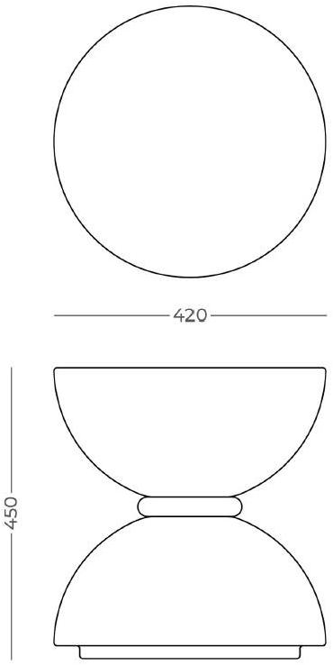 PIMAR Круглый садовый стол из камня Лечче sun-id-1436455 - Вид №8