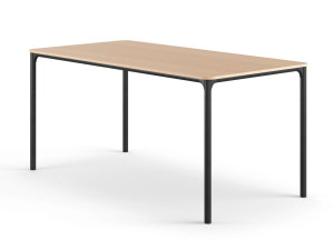 Стальной прямоугольный обеденный стол