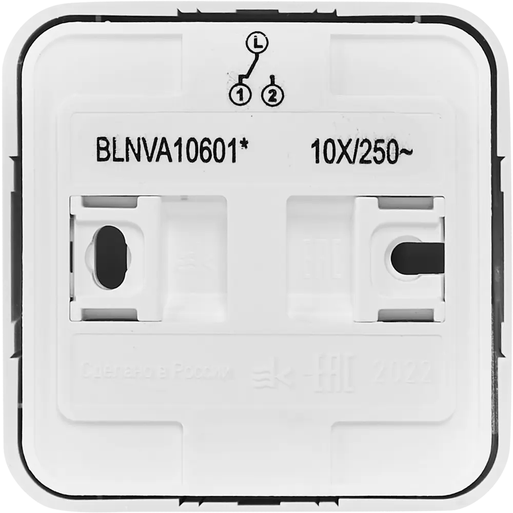 Переключатель накладной Schneider Electric Blanca 1 клавиша цвет белый SYSTEME ELECTRIC STLM-2202460 - Вид №2