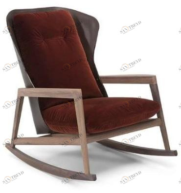 Natuzzi Кресло-качалка с подлокотниками с высокой спинкой sun-id-1441795