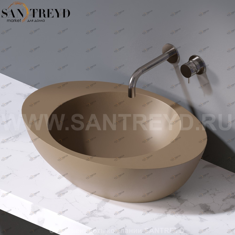 L269.132 Накладная раковина на столешницу  овальная A. e T. Italia ACCENT AeT ITALIA