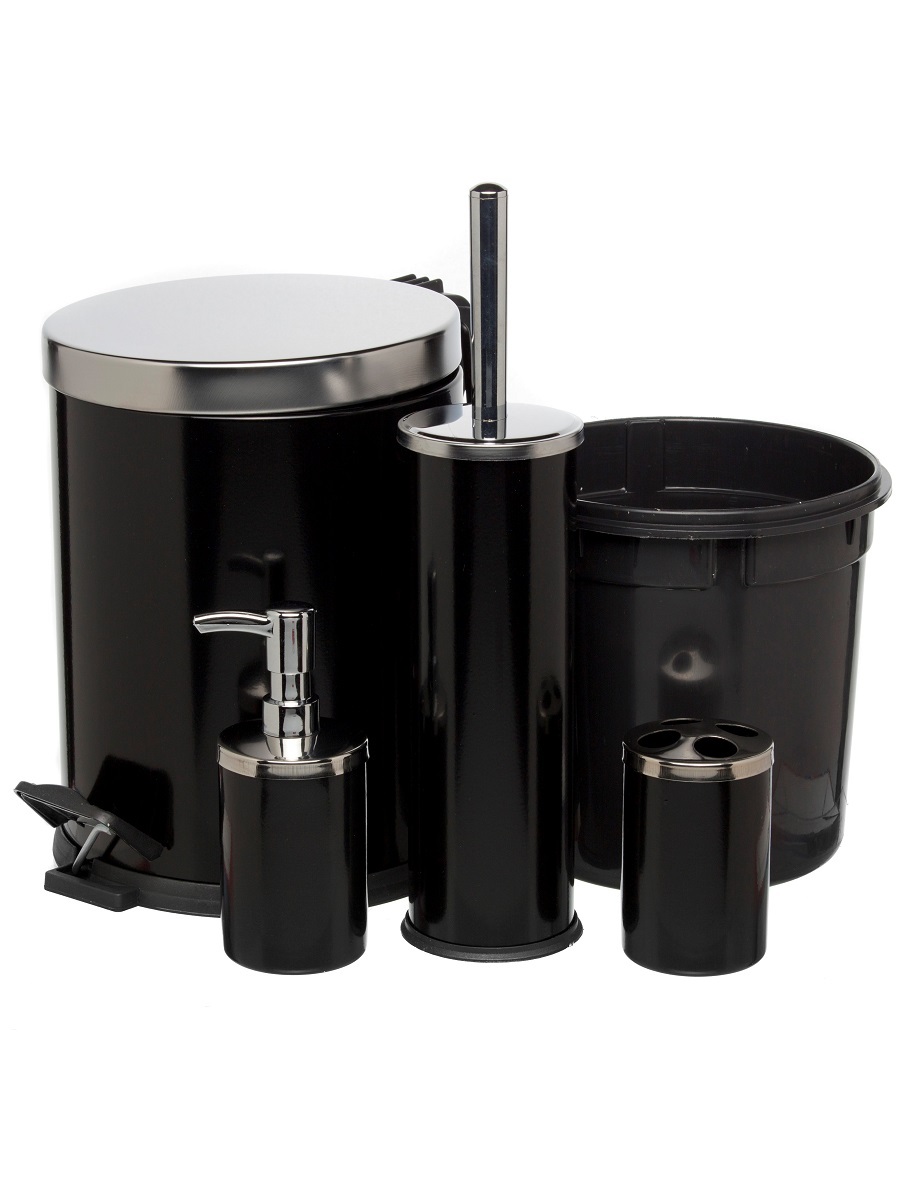 Набор аксессуаров для ванны Nebula 4Set Black NAVAKO 11115 - Вид №2