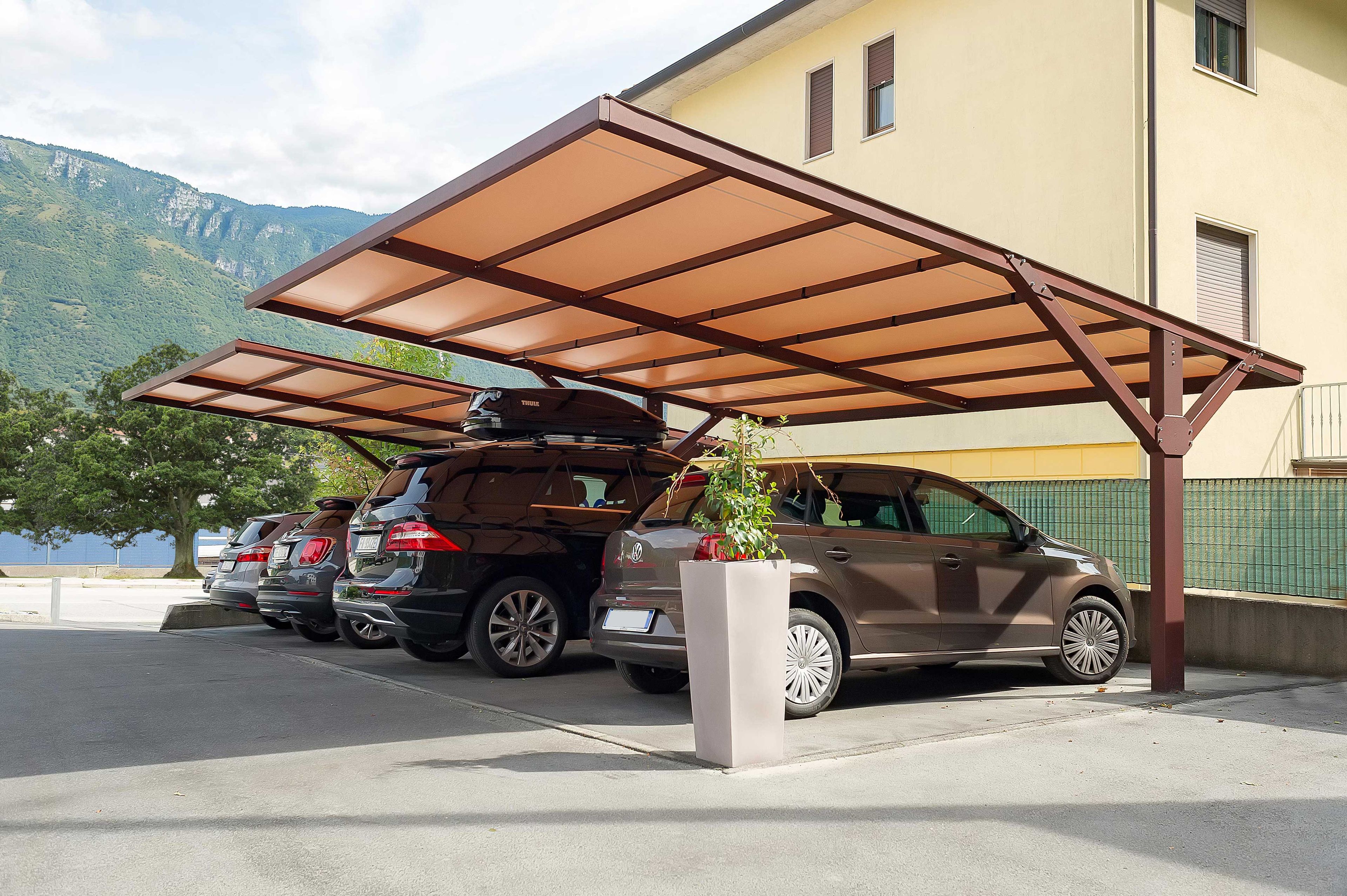 Навесы для автомобилей навес с покрытием из ПВХ с защитой от царапин L'Officina by Adami TS ARCH-00081496 - Вид №7