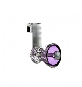 FROST BLOSSOM дверной крючок » сливовый / полированный Акрил / полированный Сливовый / полированный BD1055-P