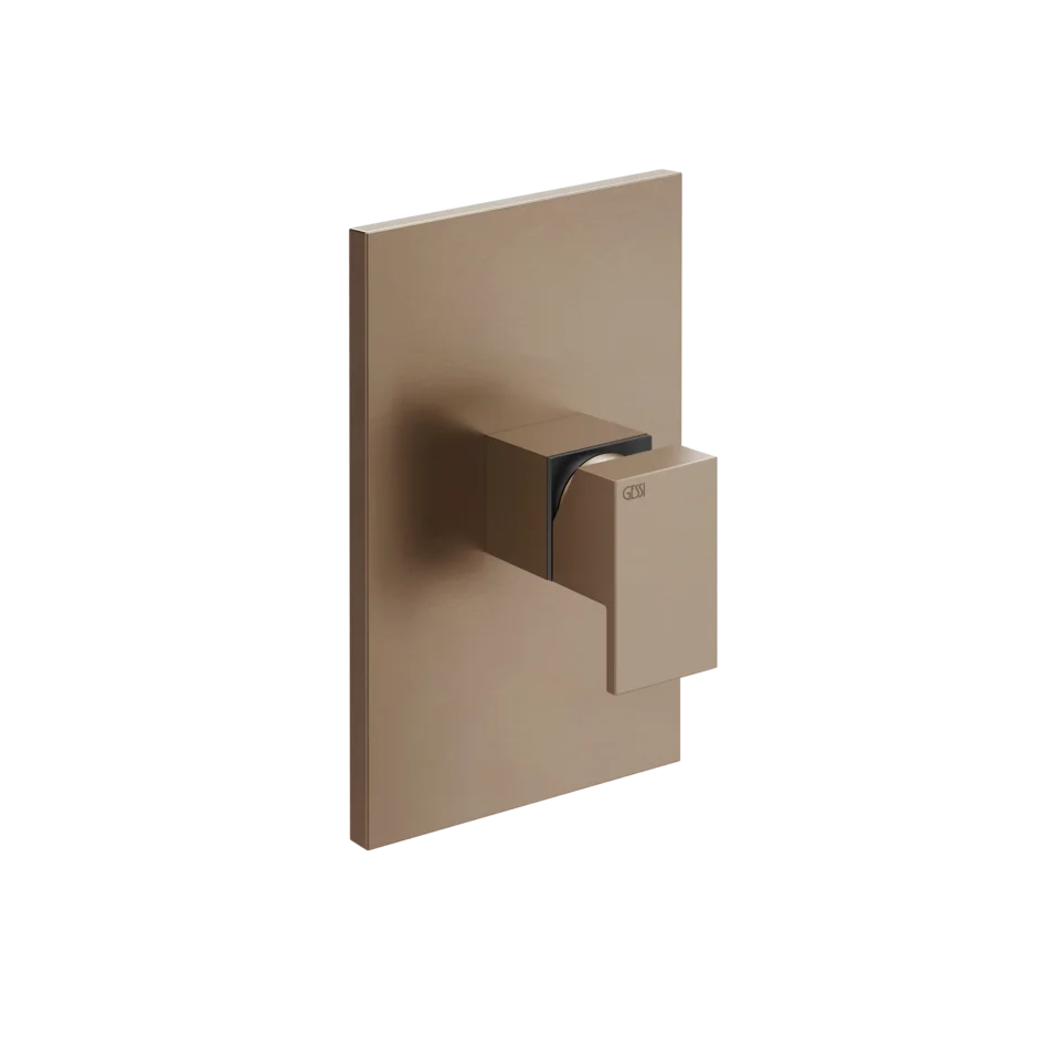 Смеситель для душа 44602 708 Gessi Rettangolo МЕДНЫЙ МАТОВЫЙ PVD 44602708