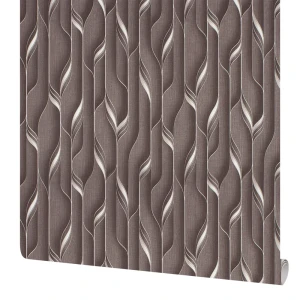 Обои флизелиновые Belvinil Анри коричневые 1.06 м 1020-63