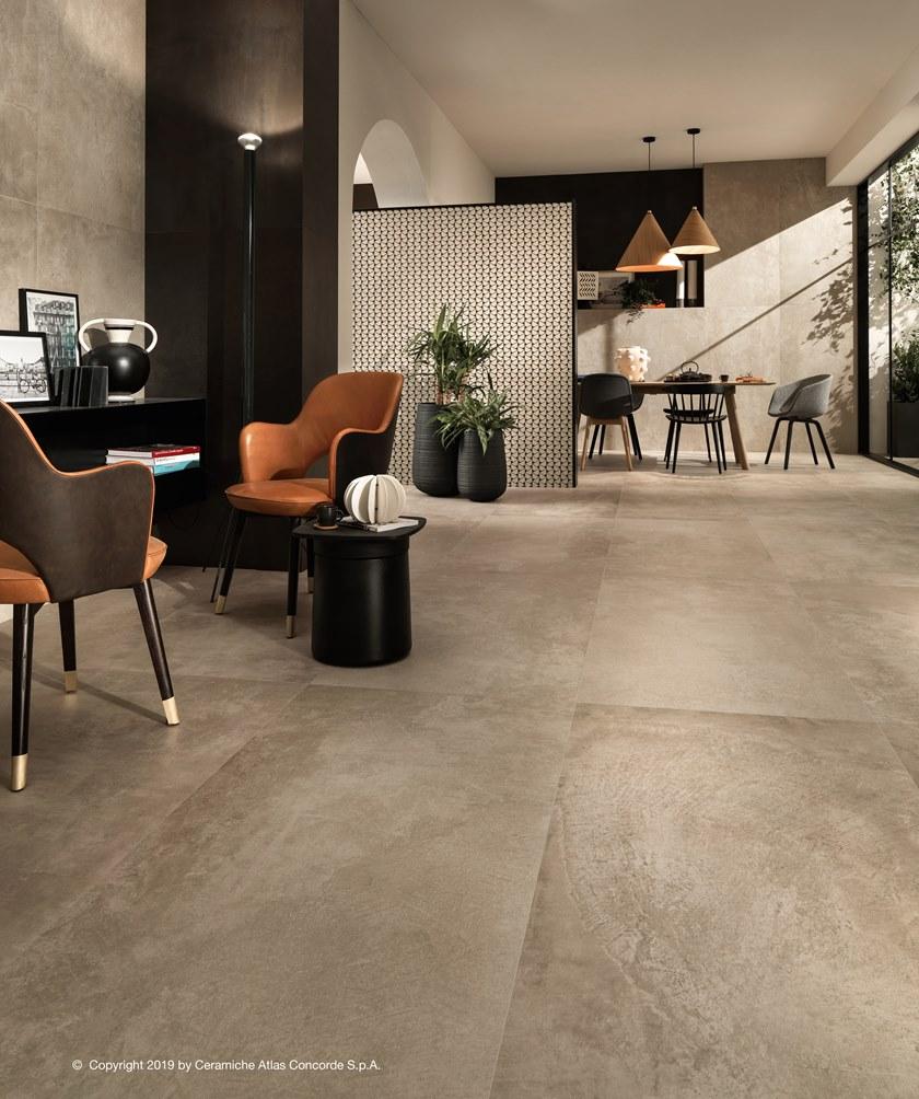 Atlas Concorde Пол из керамогранита под бетон Raw sun-id-1421703 - Вид №2