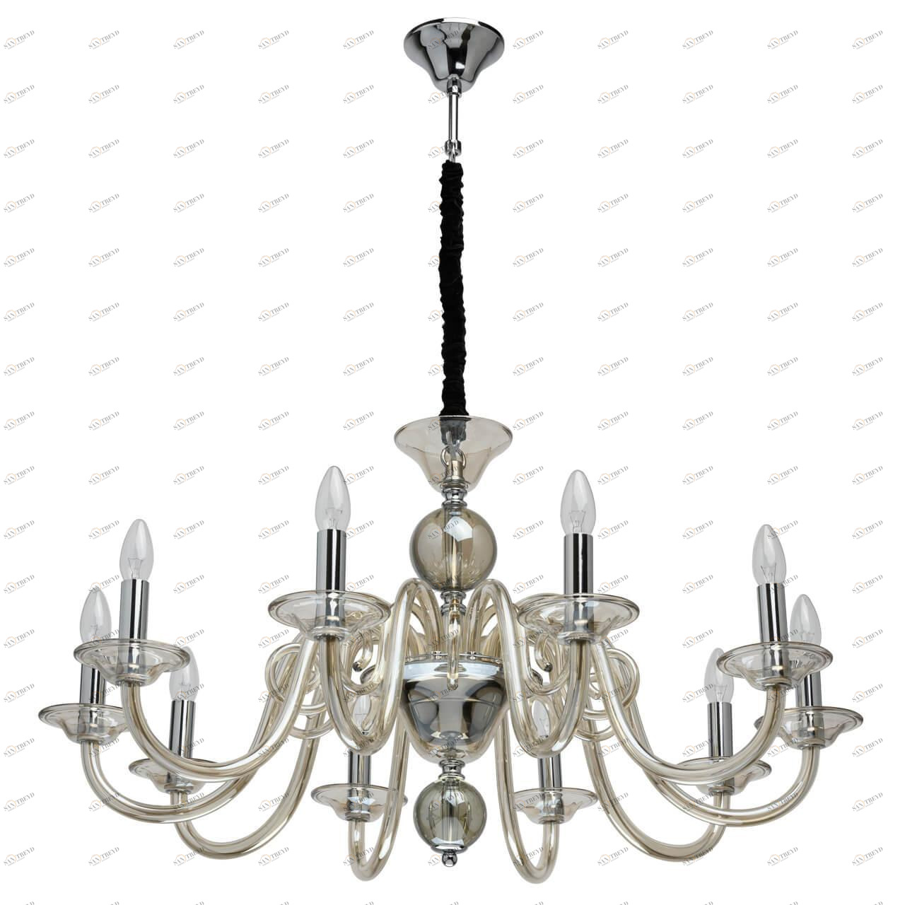 Подвесная люстра MW-Light Элла 483012710 MW-LIGHT ДИЗАЙНЕРСКИЕ, ЭЛЛА 187312 Бежевый 