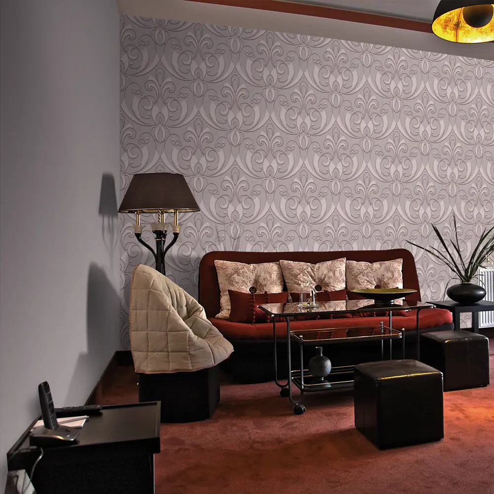 Обои флизелиновые Erismann Elegance коричневые 1.06 м 4596-5 STLM-2192902 - Вид №2