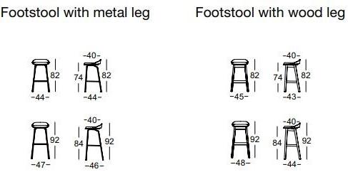 Rolf Benz Табурет с подставкой для ног Rolf benz 650 sun-id-1457758 - Вид №2