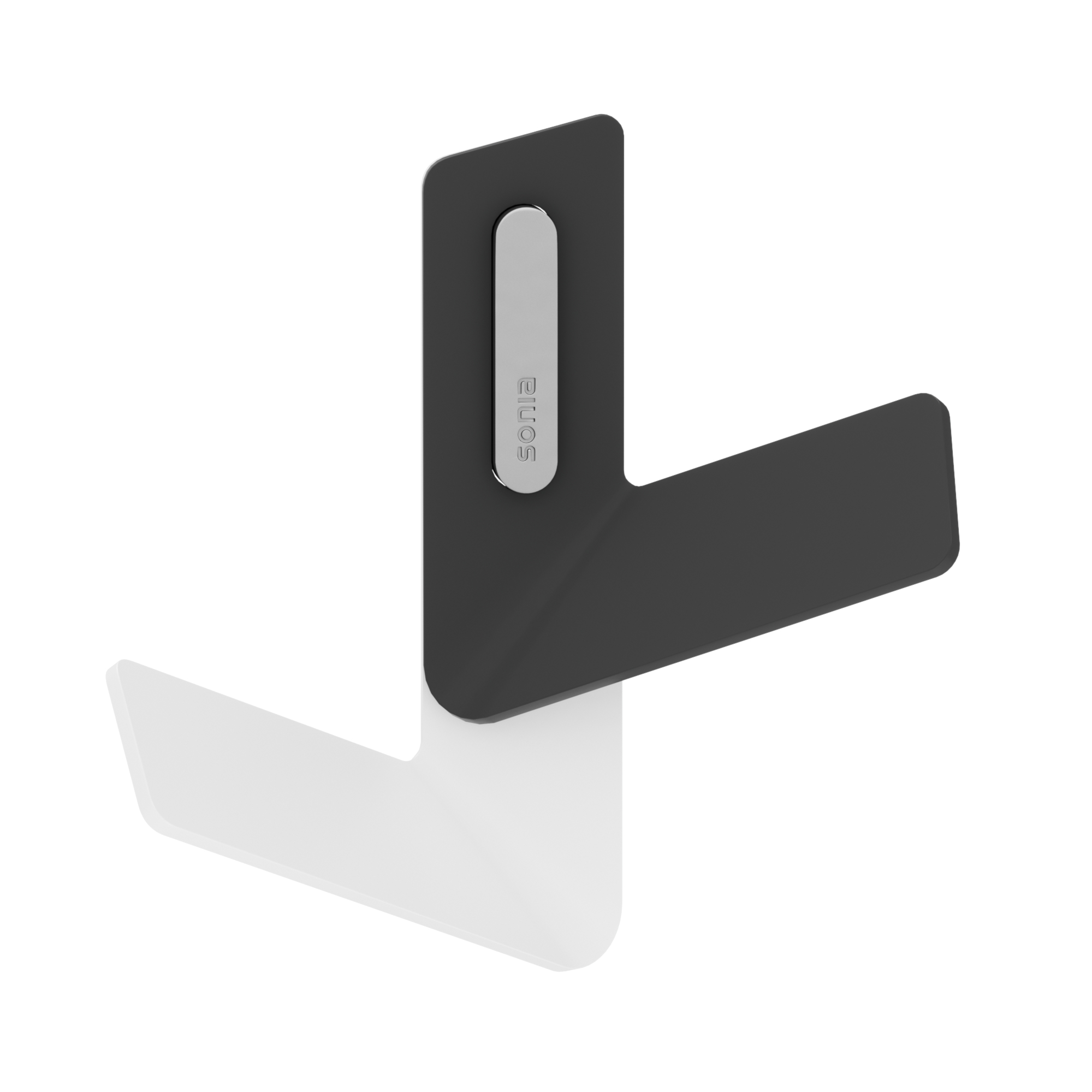 188437 Двойной крючок 16 см цвет Черный/Белый Sonia FLAMA Испания