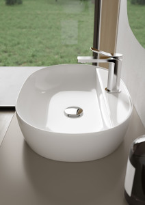 Подвесной шкаф для умывальника с держателем для полотенец