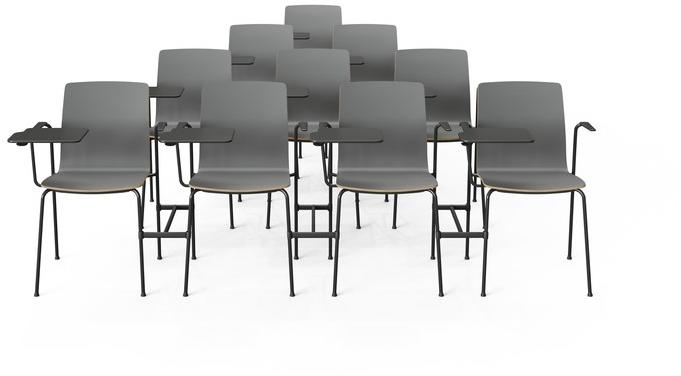 profim Консольный стул из ткани с подлокотниками со встроенной подушкой Com sun-id-1492316 - Вид №2