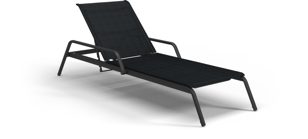 Helio Stacking Adjustable Back Lounger  Gloster Лежак Helio