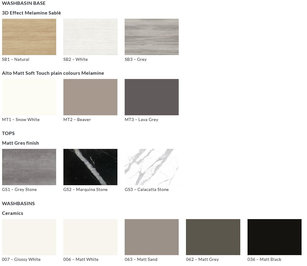 Подвесной туалетный столик с зеркалом Gruppo Geromin капля ARCH-00073643 - Вид №2