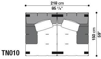 B&B Italia Модульный тканевый диван Tufty-too sun-id-1436231 - Вид №31