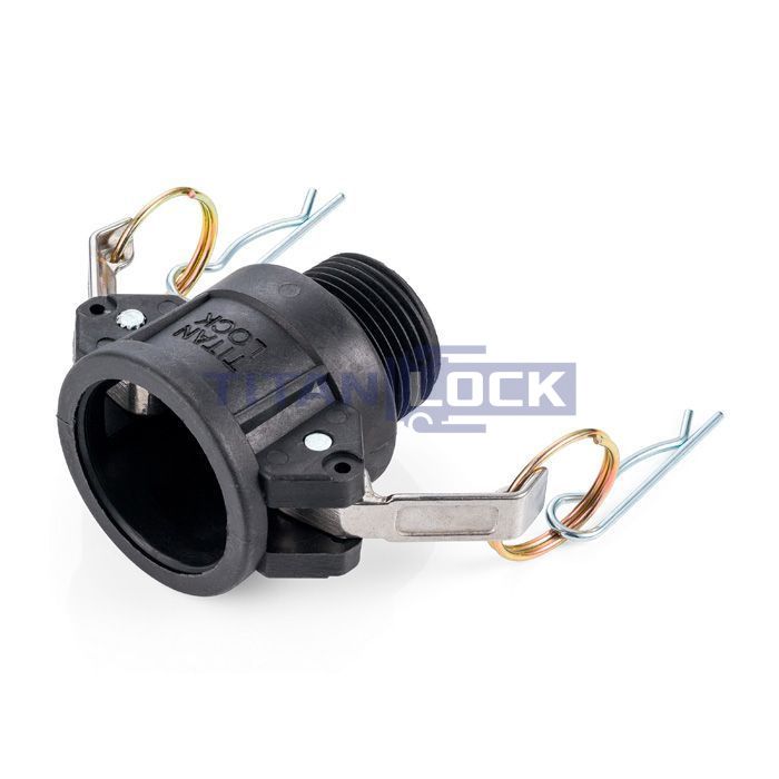 Камлок полипропиленовый тип B розетка, наруж. резьба BSP 3/4", TL75BPP TITAN LOCK  - Вид №2