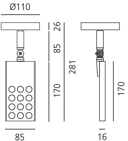 Artemide Светодиодное освещение из алюминия Pad sun-id-1489794 - Вид №5