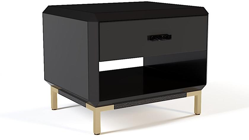 Jetclass Лаковая прикроватная тумбочка Kendra Jkd107  - Вид №1