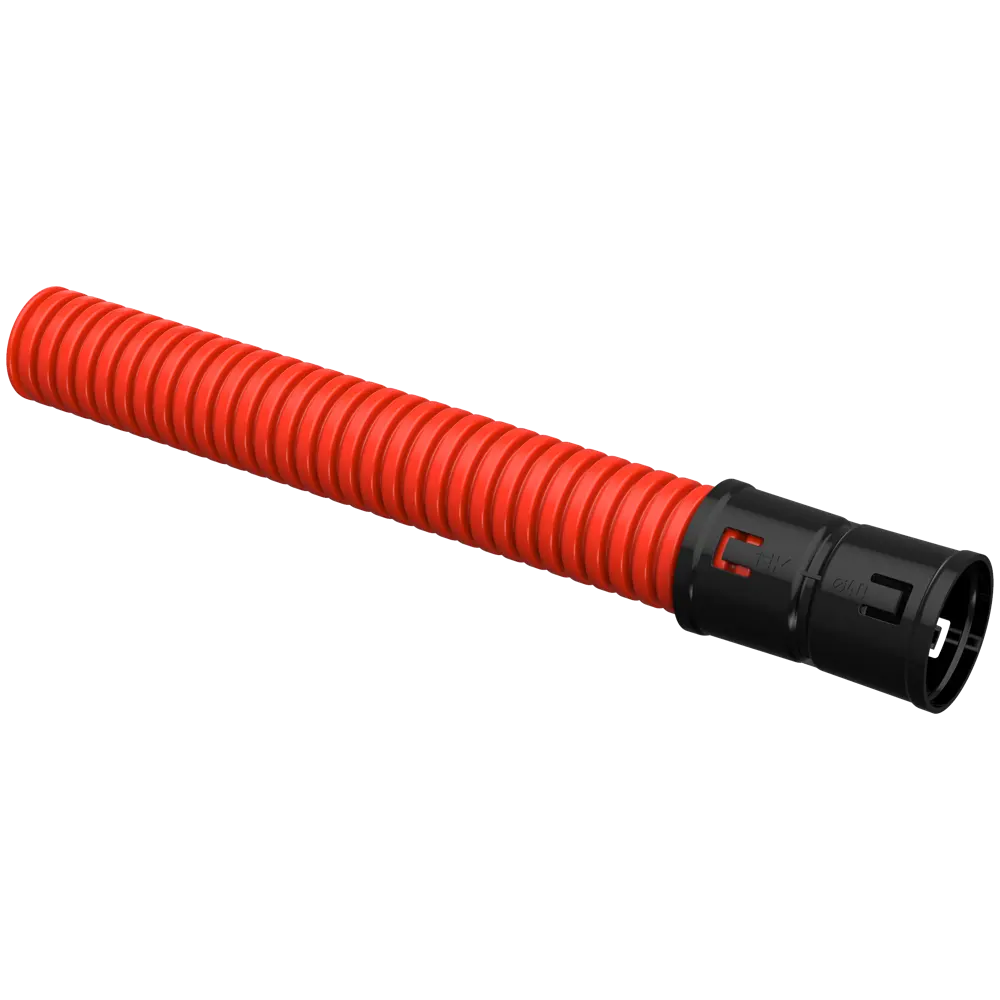 Двустенная труба IEK ПНД для коммуникаций 40 мм красная 25 м 84795054 STLM-1105654