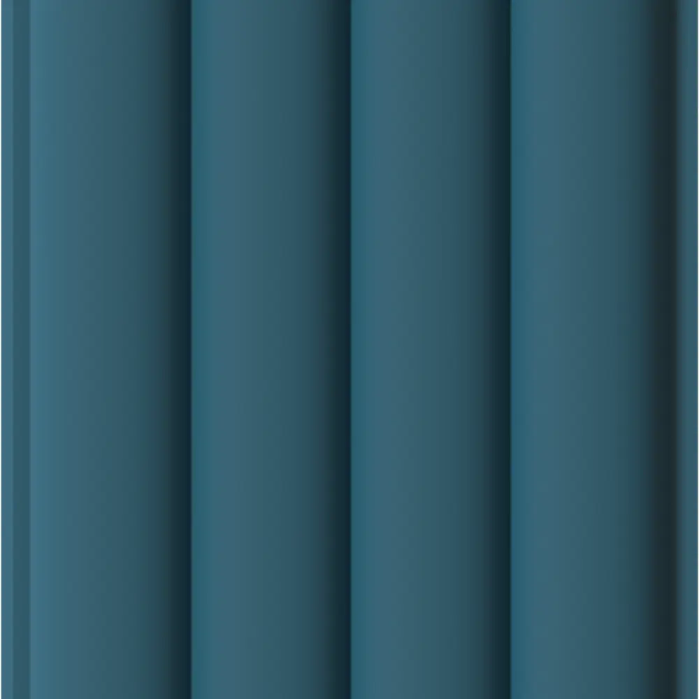 STELLA Вэйв: Стеновая панель МДФ с волнообразным дизайном в синем цвете 89378901 STLM-1515627