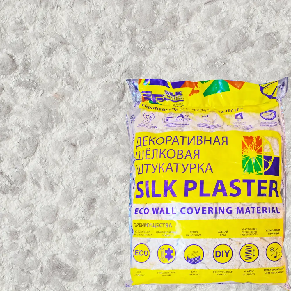 Жидкие обои Silk Plaster Рельеф 330 0.9 кг цвет серый STLM-2045842