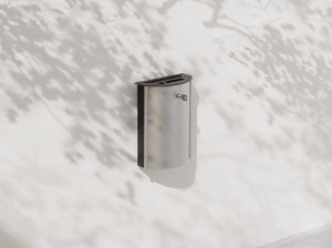 Металлическая пепельница для общественных мест