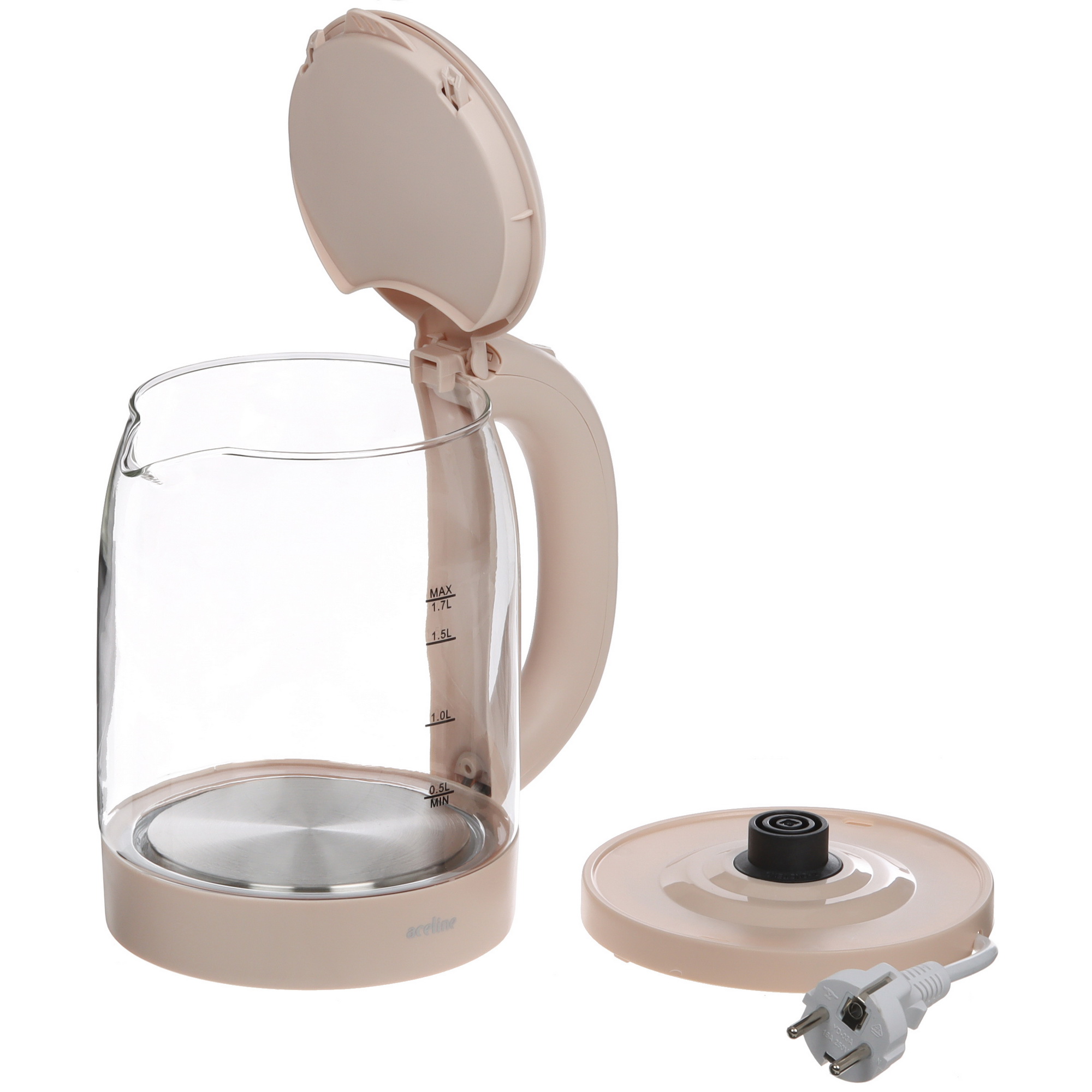9080909 Электрочайник Aceline EK-P2000W бежевый STDN-0081277 - Вид №4