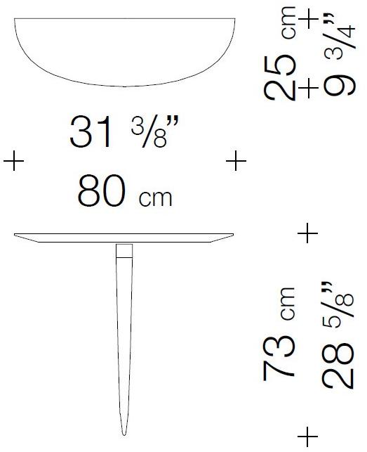 Garbarino Полумесяц консоль Mesa C1  - Вид №1